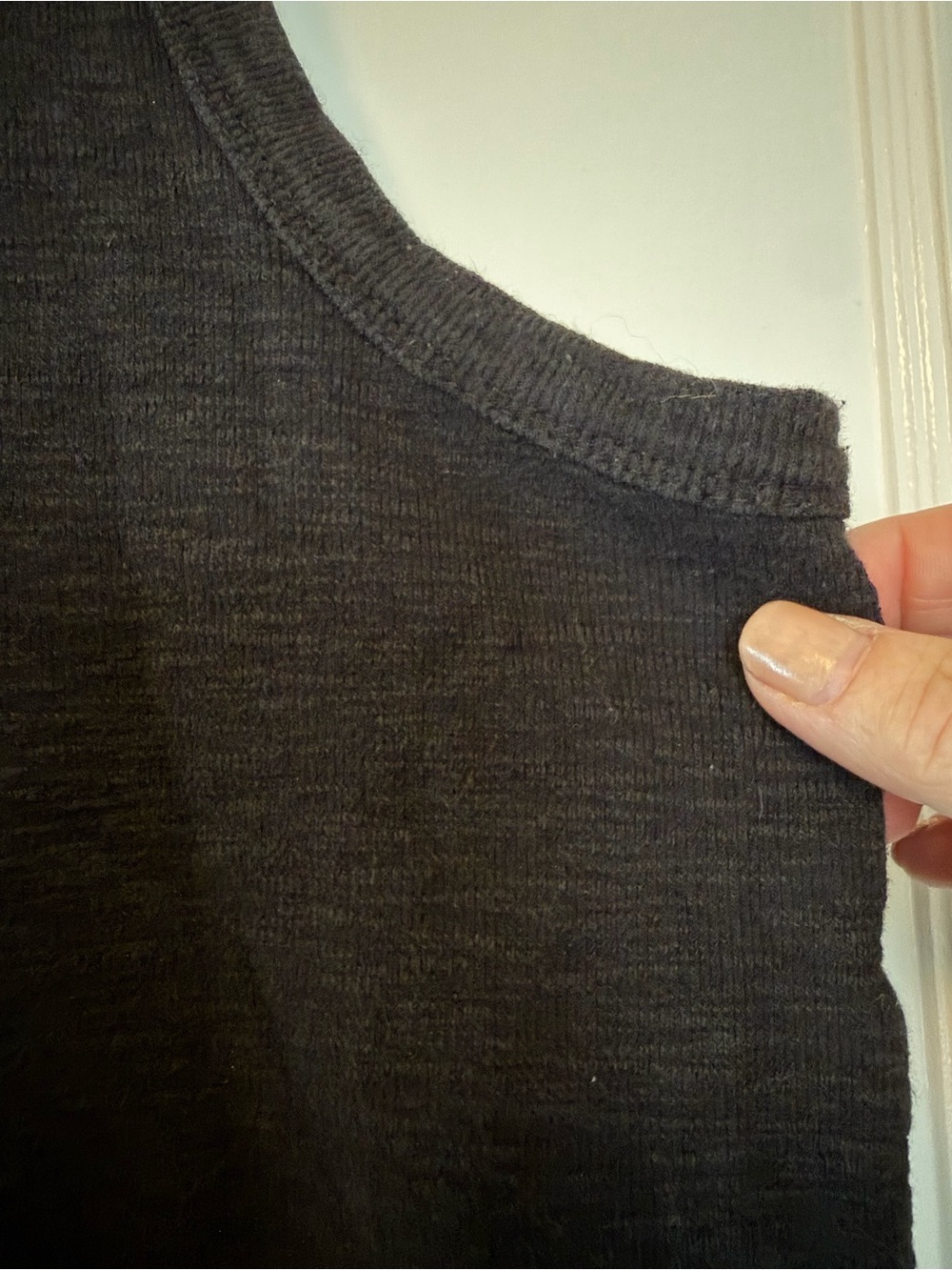 Madewell Black Ribbed Muscle Tank - Picture 4 of 4